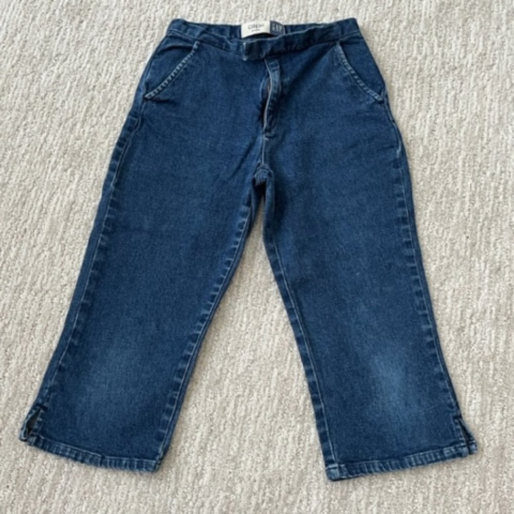 Gap kids girls size 10 stretch denim capri jeans